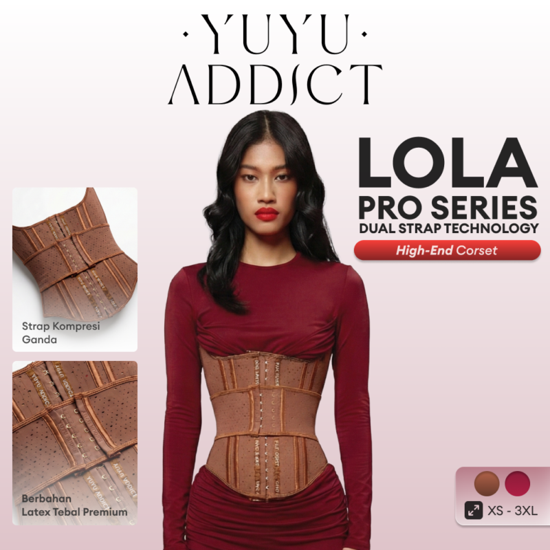 YUYUADDICT - Lola Pro Series Dual Strap Technology 25 Bones Latex Corset