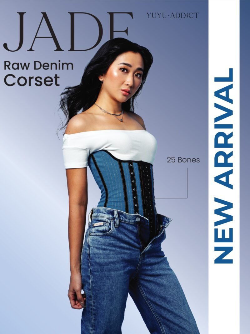 YUYUADDICT - Jade Denim Korset 25 Tulang