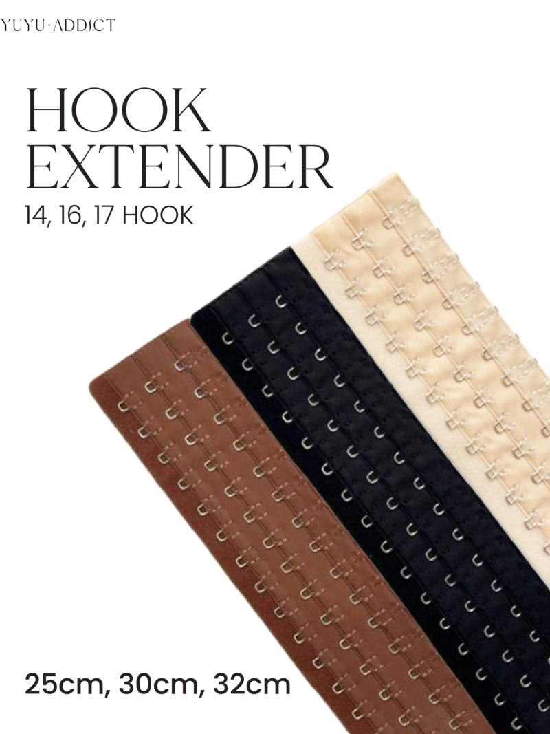 Hook Extension Extender Korset Latex Tulang Penyambung Korset 29 dan 32 cm 14 16 17 Jumlah Kaitan