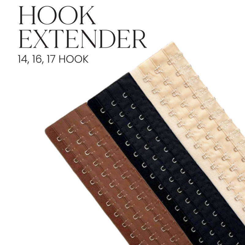 Hook Extension Extender Korset Latex Tulang Penyambung Korset 29 dan 32 cm 14 16 17 Jumlah Kaitan